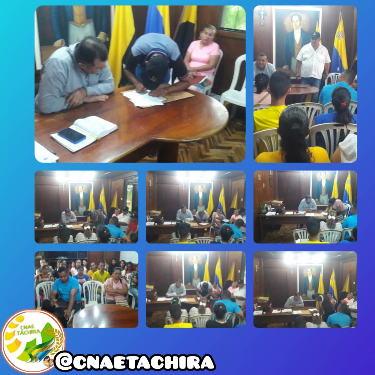 CnaeTachira's tweet photo. #7deOct Municipio Fernández Feo en compañía del Alcalde Hailly Chacón  realizó acto de entrega de notificación y cargo como Cocineras - Cocineros de la Patria. @NicolasMaduro @FreddyBernal @MPPEDUCACION @_LaAvanzadora @ZonaEducTachira @Berzabethg1 @cnaeoficial https://t.co/mLVcd6bBwa