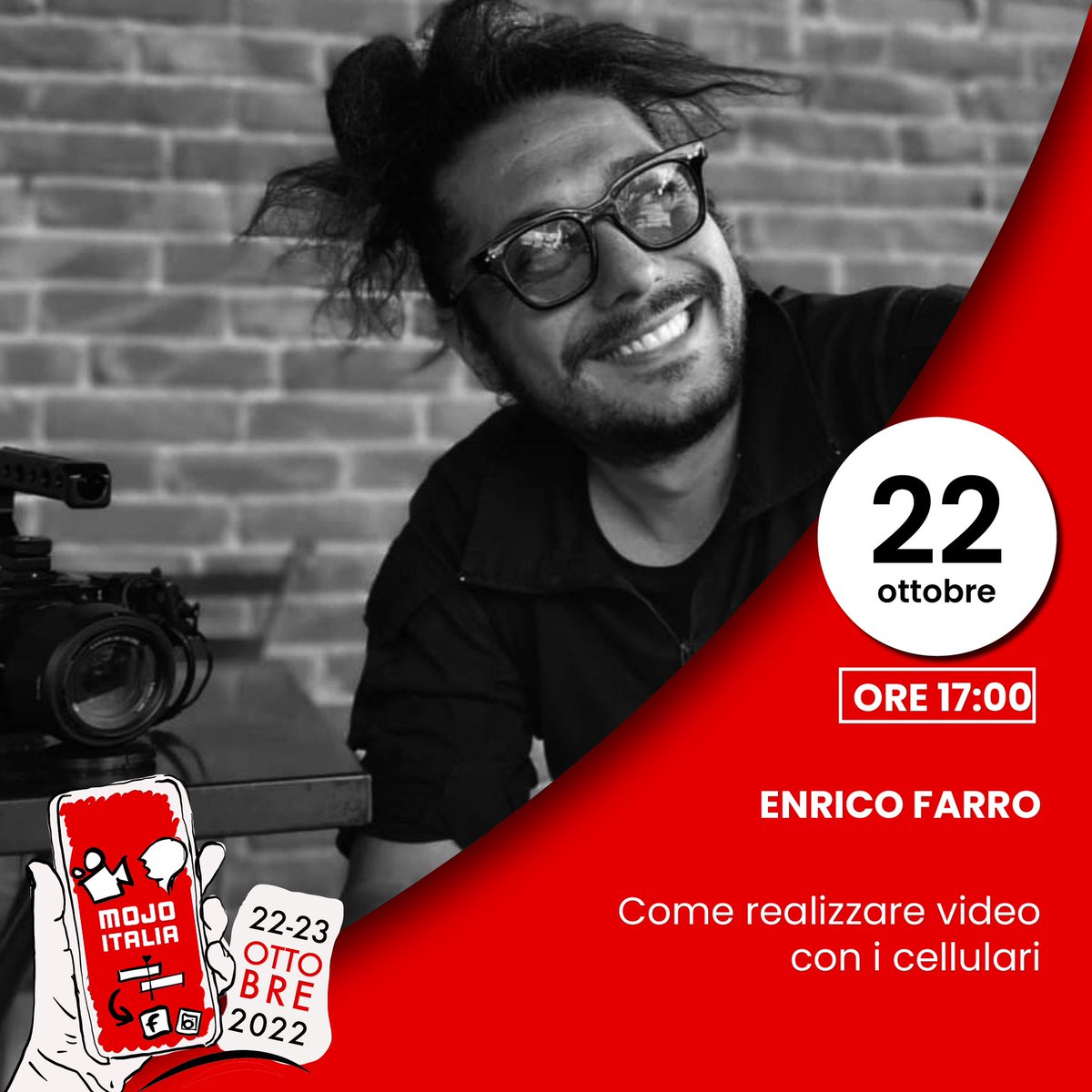 mojoitaly's tweet photo. 𝗡𝗢𝗡 𝗣𝗘𝗥𝗗𝗘𝗥𝗧𝗘𝗟𝗢‼️
📌Il 22 Ottobre a Roma alla Città dell’Altra Economia
Ti aspettiamo💥
#mojoitafest @_Nico_Piro_ https://t.co/uysTby8Y7X