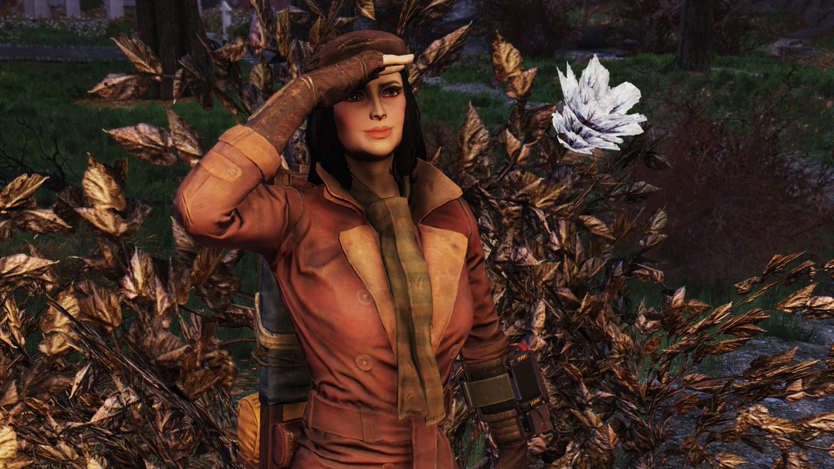 _ariahz's tweet photo. better late than never, happy 25 years Fallout, I took the time to make my F76 character look like Piper my favorite companion #Fallout25 #Fallout25th https://t.co/eEBbFkjjww
