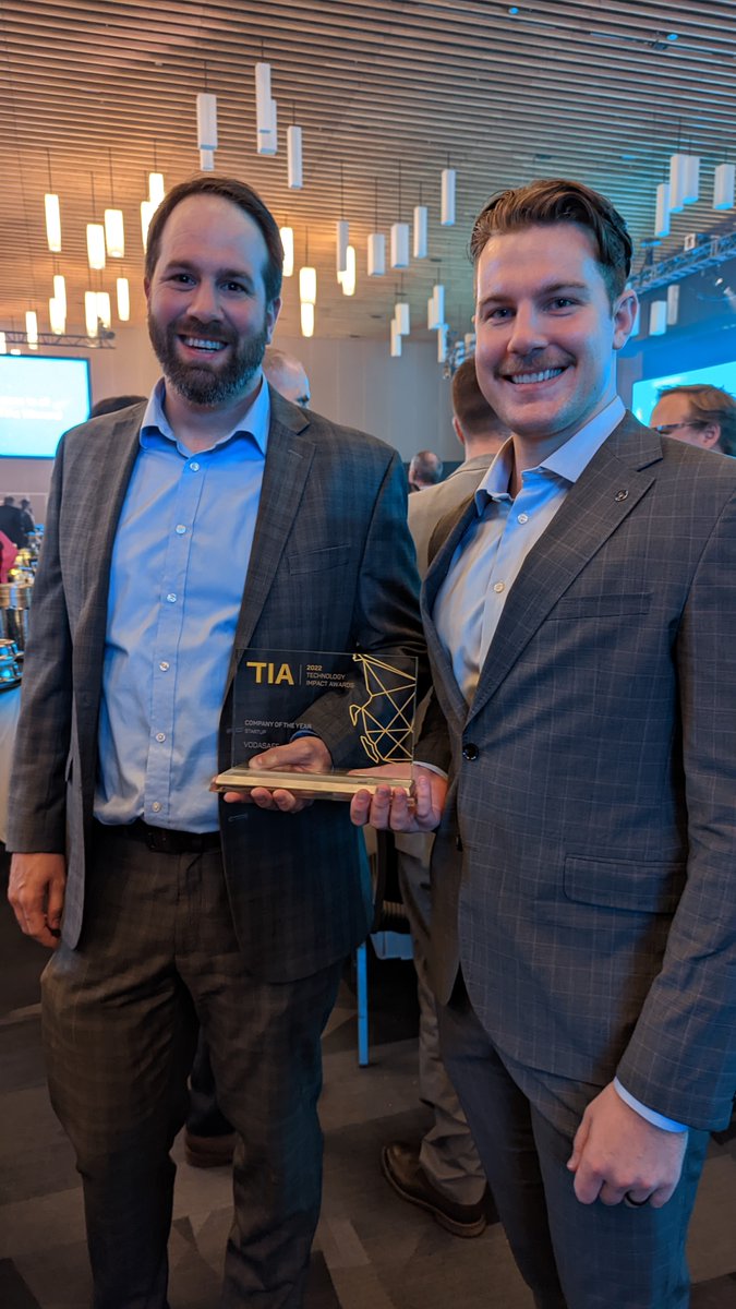 VodaSafe was honored to be selected as the ‘Company of the Year −  Startup’ the 2022 Technology Impact Awards in Vancouver. In accepting the award, CEO Carlyn Loncaric said she was particularly grateful given the caliber of competition in the category.

#BCTech #2022TIAs