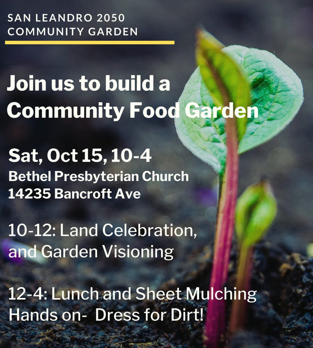 Environmental stewardship is part of SLED's strategic objectives, and to that end we are pleased to share information about another amazing local non-profits upcoming event! 

Check out their October 15 event - what a fantastic way to make a difference in San Leandro!