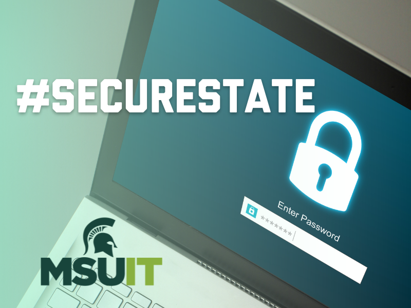 TechAtMSU's tweet photo. #SecureState tip: “Keep it secret, keep it safe.” -- Gandalf. Never share your passwords with anyone, not even your family. If your parents or guardians need access to your MSU financial information, encourage them to register for an MSU Guest Account. Learn more at BLOG LINK 1 https://t.co/5u7wLBDtLA