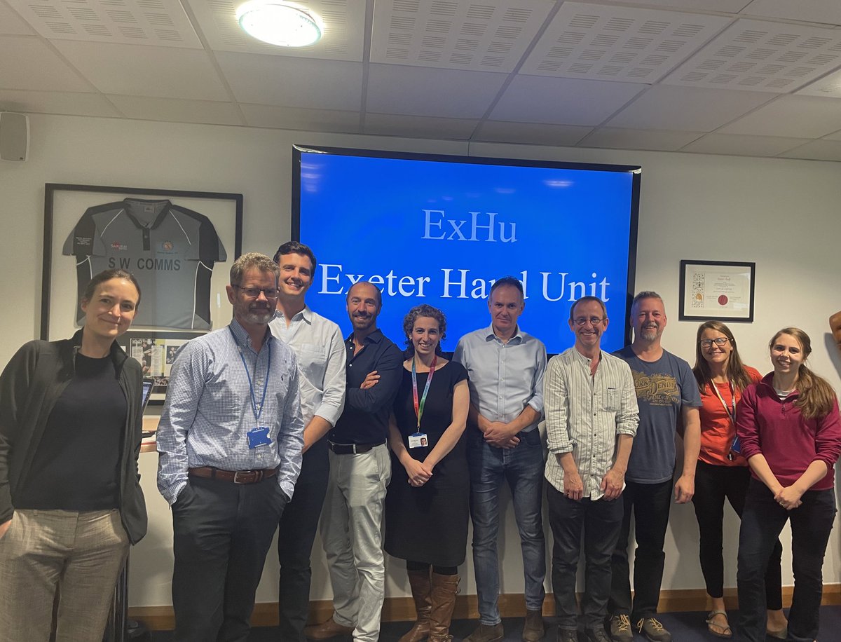 ExeterHandUnit's tweet image. A great day @SandyParkExeter planning the future of #handsurgery in Exeter. All finished off with a drink at the rooftop bar!