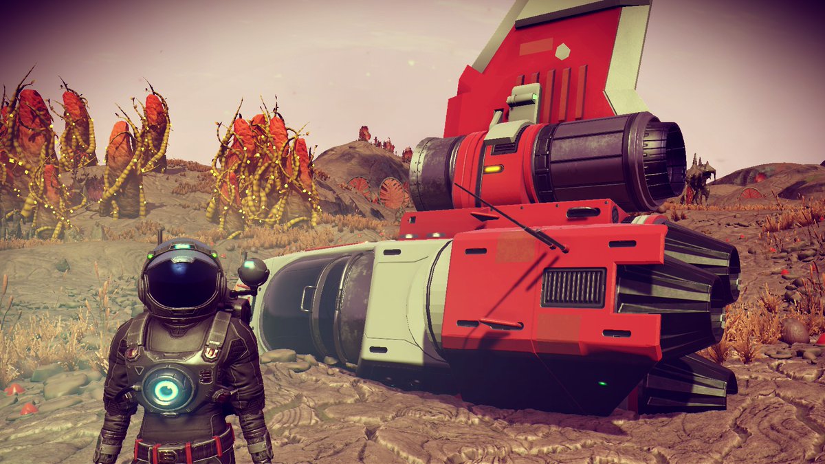 ToLOverlord59's tweet photo. New NMS update and my ship certainly seems to be having a good time. https://t.co/fzhQoX9EUO