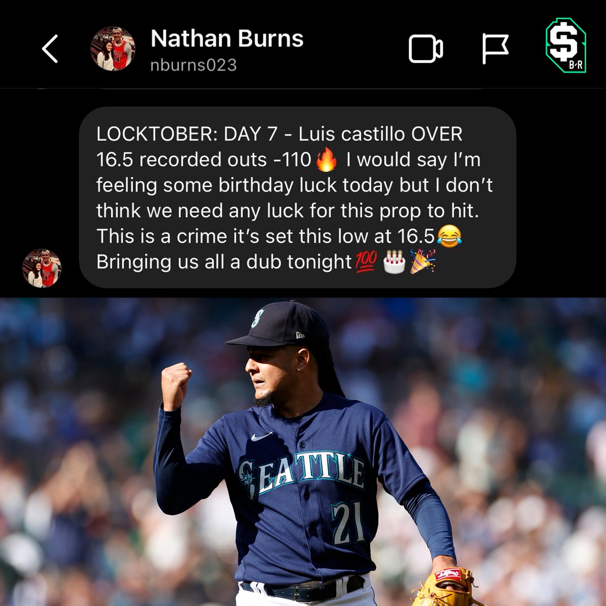 br_betting's tweet photo. LOCKTOBER IS HEATING UP 🔥

Back-to-back W’s and we’re riding with Luis Castillo o16.5 recorded outs today to get the heater rolling…

Giving away hoodies to five followers who RT and reply #Locktober https://t.co/DsUYA9wMUP