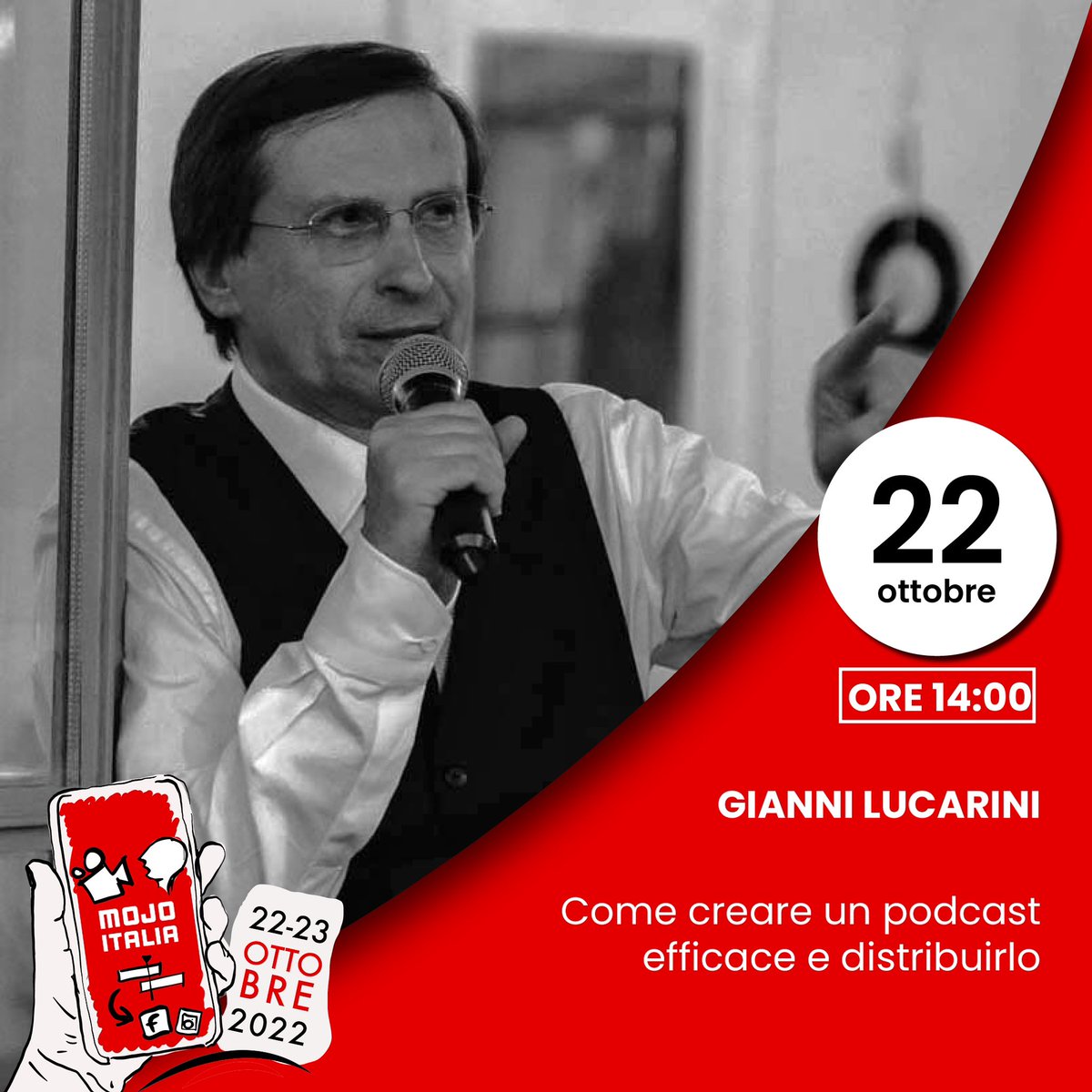 mojoitaly's tweet photo. 𝗡𝗢𝗡 𝗣𝗘𝗥𝗗𝗘𝗥𝗧𝗘𝗟𝗢‼️
📌Il 22 Ottobre a Roma alla Città dell’Altra Economia
Ti aspettiamo💥
#mojoitafest @_Nico_Piro_ https://t.co/RylCzy3eZ6