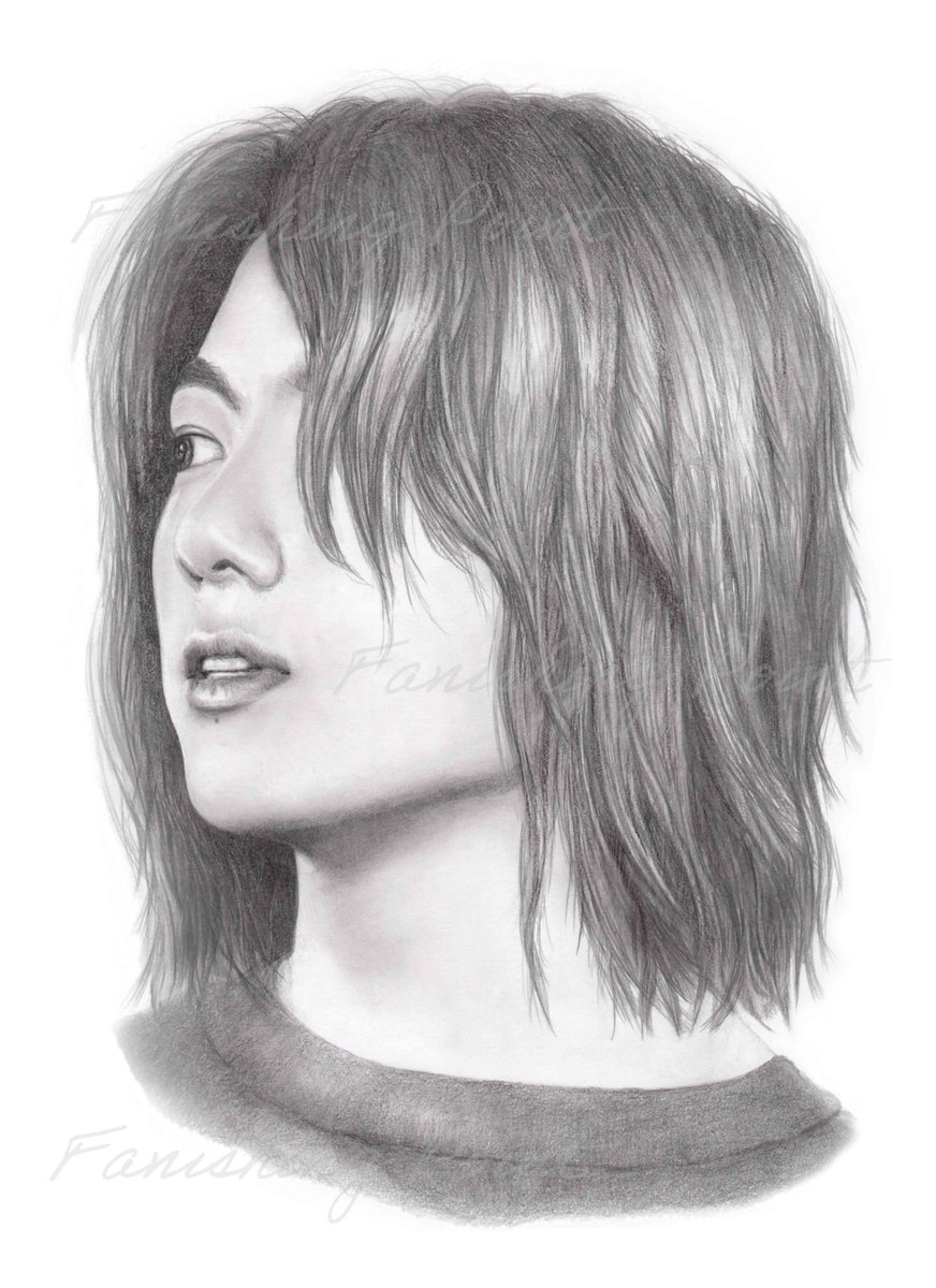 Never2Old4ARMY's tweet photo. I drew this a long time ago, when long hair on JK was just a dream.😍#Jungkook #btsfanart https://t.co/okq9q2RDQJ