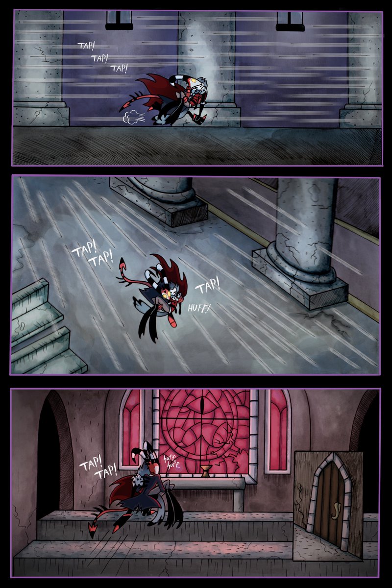 BrianaRod0709's tweet photo. (Page 4 was a nightmare...) So Yeah! 3 and 4 are up!
#HelluvaBoss #HelluvaBossStolas #HelluvaBossBlitz #HelluvaBossFanart #comics #Blitzo #Blitz #blitzoxstolas #stolas #Stolitz https://t.co/cwG8MQEb8w