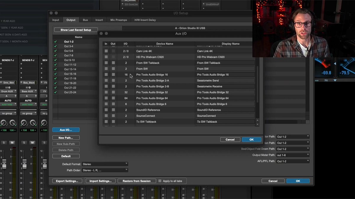 AvidProTools's tweet photo. With Aux I/O & Audio Bridge, macOS users now have a simple way to stream audio to & from their Pro Tools sessions—including @Sessionwire
▶️ https://t.co/VfwYwUoH8Y
#sessionwire #macos #auxio #audiobridge #daw #mixing #recording #protools #avid https://t.co/Wa2HBi0ai3