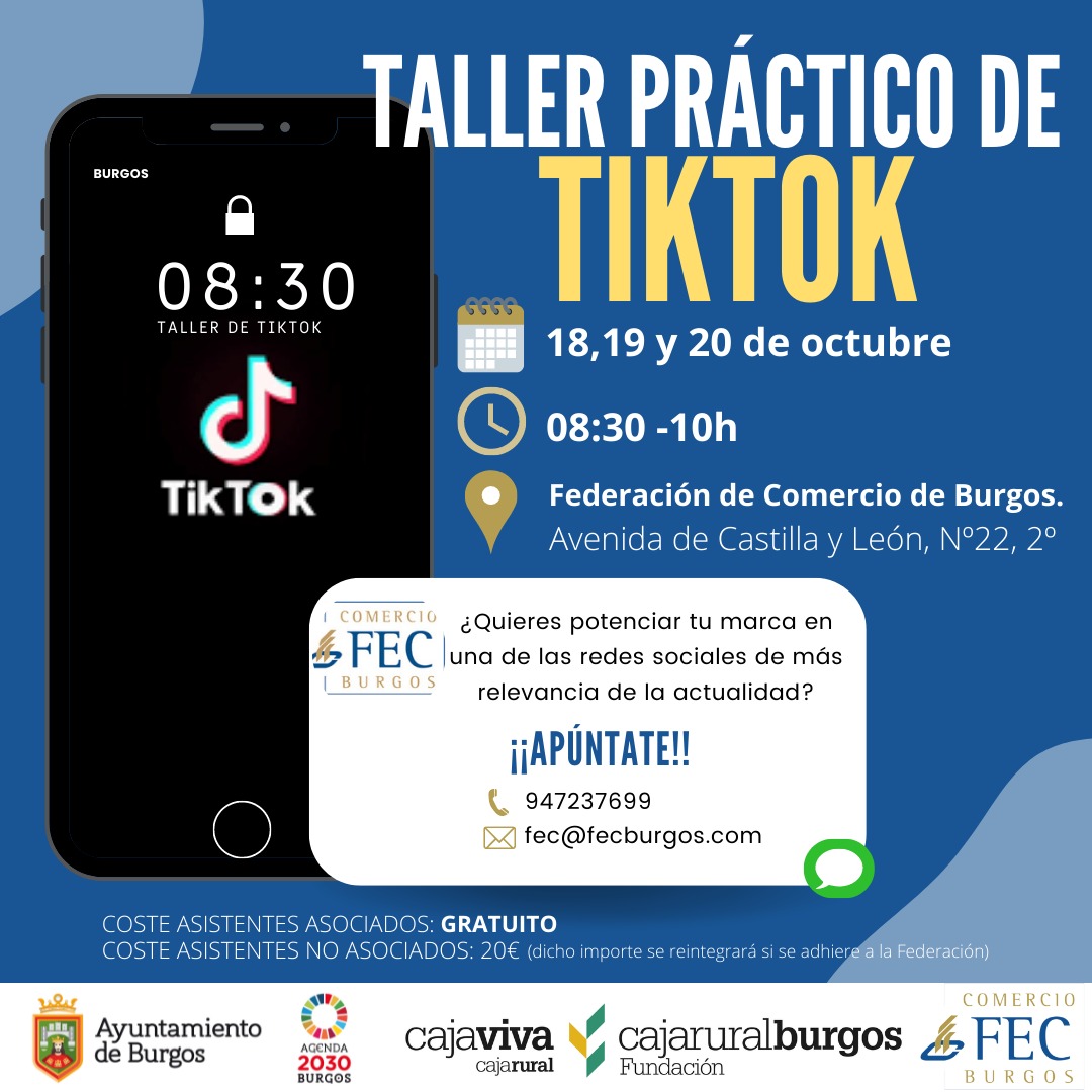 👨‍🏫 Siempre con ganas de enseñar y ayudar: #profesor #formador

📲 En esta ocasión formador de la mano de #FECBurgos los días 18, 19 y 20 de octubre, donde conoceremos los principales detalles de la red social #TikTok enfocada al #comercio 

ℹ️ Información del taller en <a href="/FecBurgos/">FEC Burgos</a>