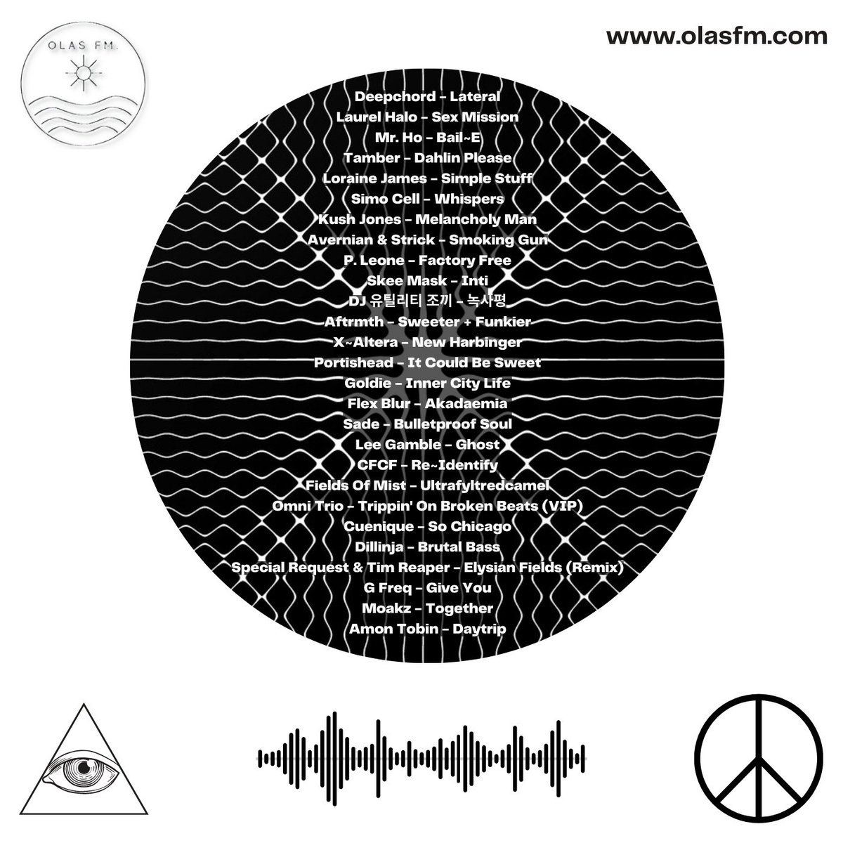olas_fm's tweet photo. Episode 94 program brings music from @MRGOLDIE, @GambleLee, @CFCFmusic &amp; more.
Stimulating sounds for the mind.
Another hour &amp; half of rhythmic vibrations.
https://t.co/LoNB2wHH0t https://t.co/lwqP27WJl2