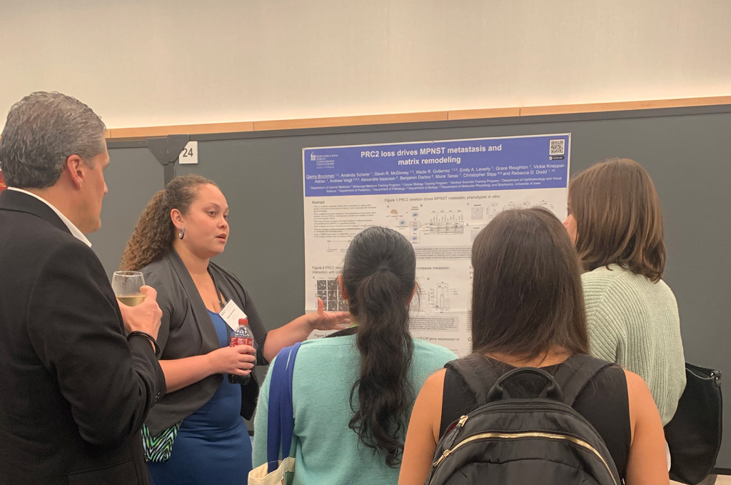 AACR's tweet photo. Attendees interacting with the poster presenters during the AACR Special Conference on Cancer Epigenomics. The meeting continues through Saturday in Washington, DC.
#AACRepigen22 https://t.co/c7lxTPuTvW