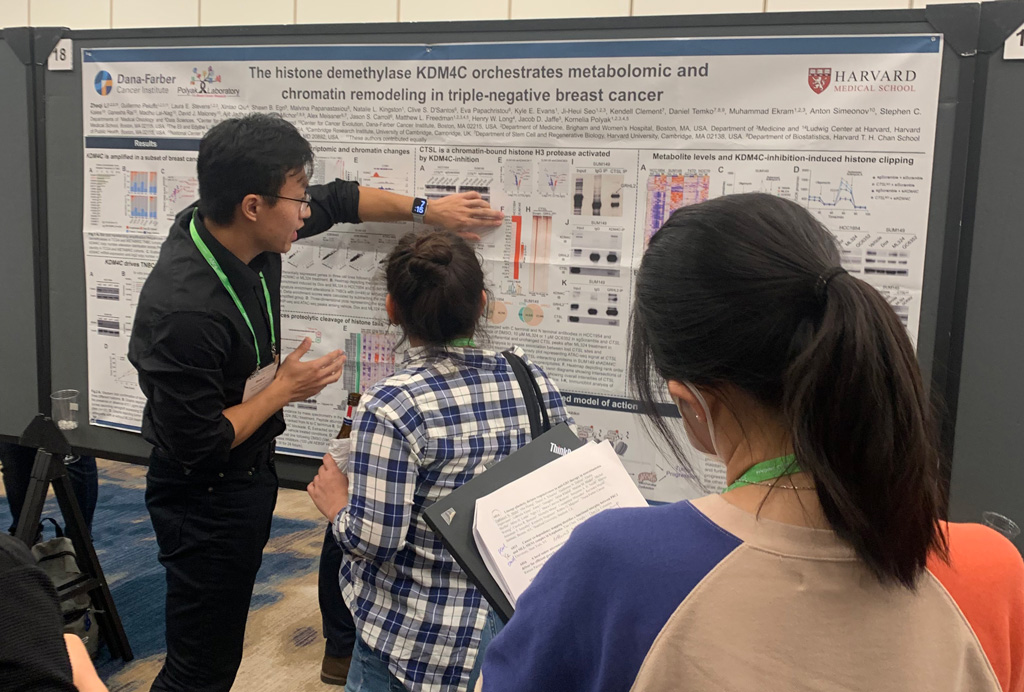 AACR's tweet photo. Attendees interacting with the poster presenters during the AACR Special Conference on Cancer Epigenomics. The meeting continues through Saturday in Washington, DC.
#AACRepigen22 https://t.co/c7lxTPuTvW