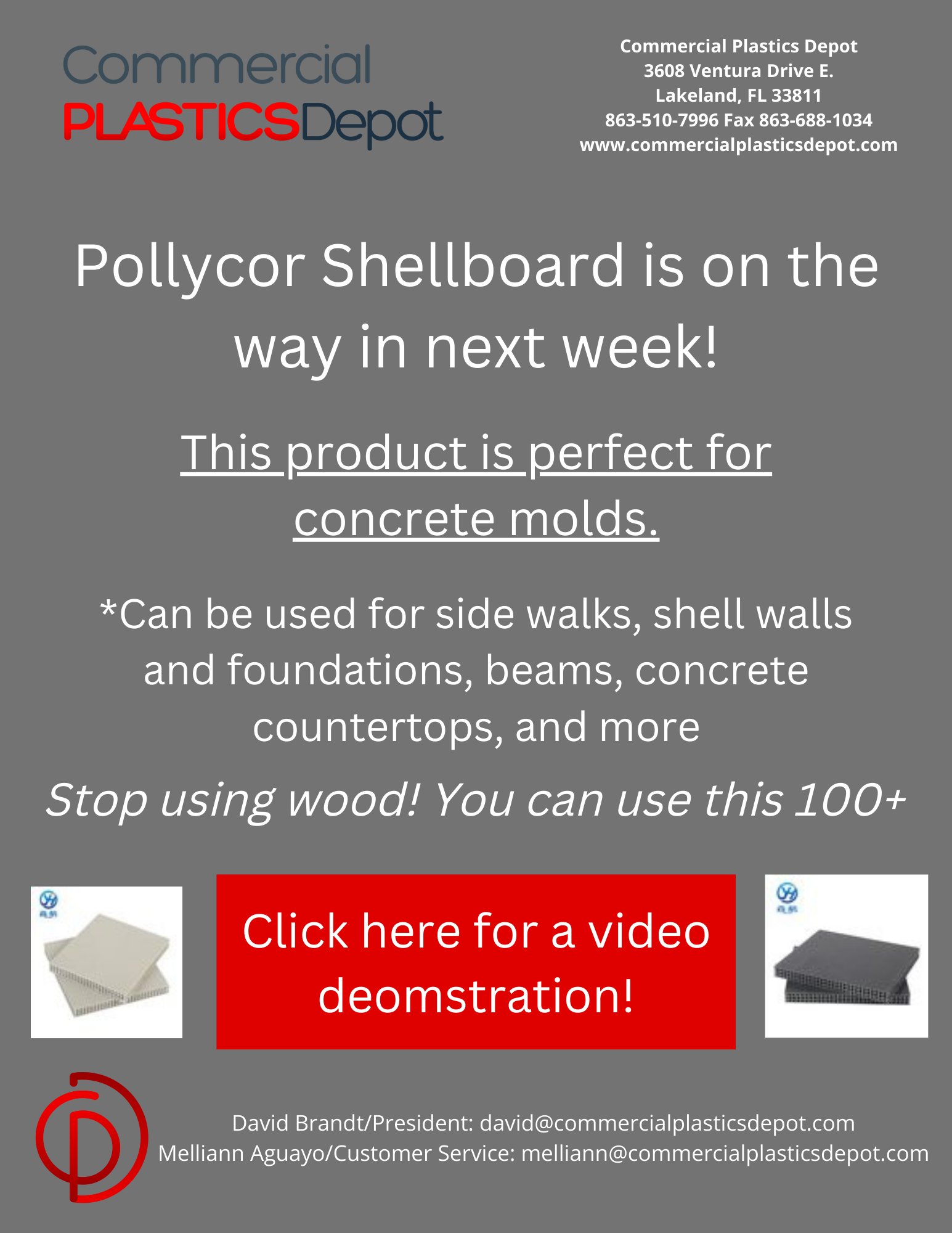 Commercial Plastics Depot / Twitter