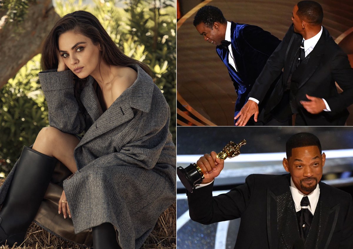PopCrave's tweet photo. Mila Kunis slams Will Smith standing ovation:

“Not standing up was a no-brainer, but what was shocking to me was how many people did stand up. I thought ‘Wow, what a time we're living in that rather than do what's right, people focus on doing what looks good.’ It's insane to me” https://t.co/Q3lRvV0nvP