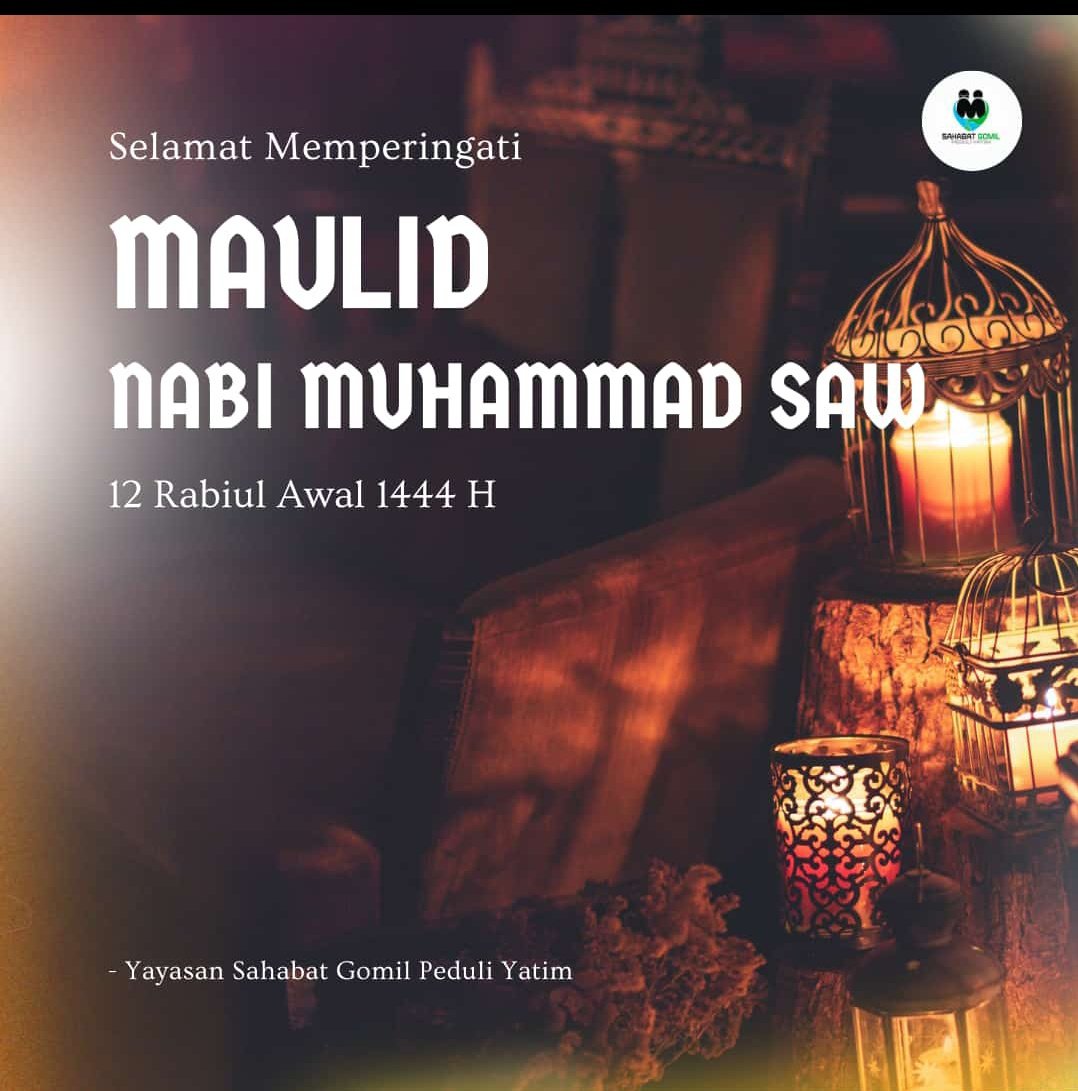 Rifaanzzx's tweet photo. Selamat Memperingati Maulid Nabi Muhammad SAW 2022 M/1444 H dengan sukacita.

Semoga kita termasuk golongan yang meneladani dan mencontoh tingkah laku beliau dan kelak mendapatkan syafaat darinya di hari kiamat.

Aamiin Ya Robb 🤲

Assalamu'alaikum

Sahabat Gomil... 🙏 https://t.co/zkzDyEwfMC