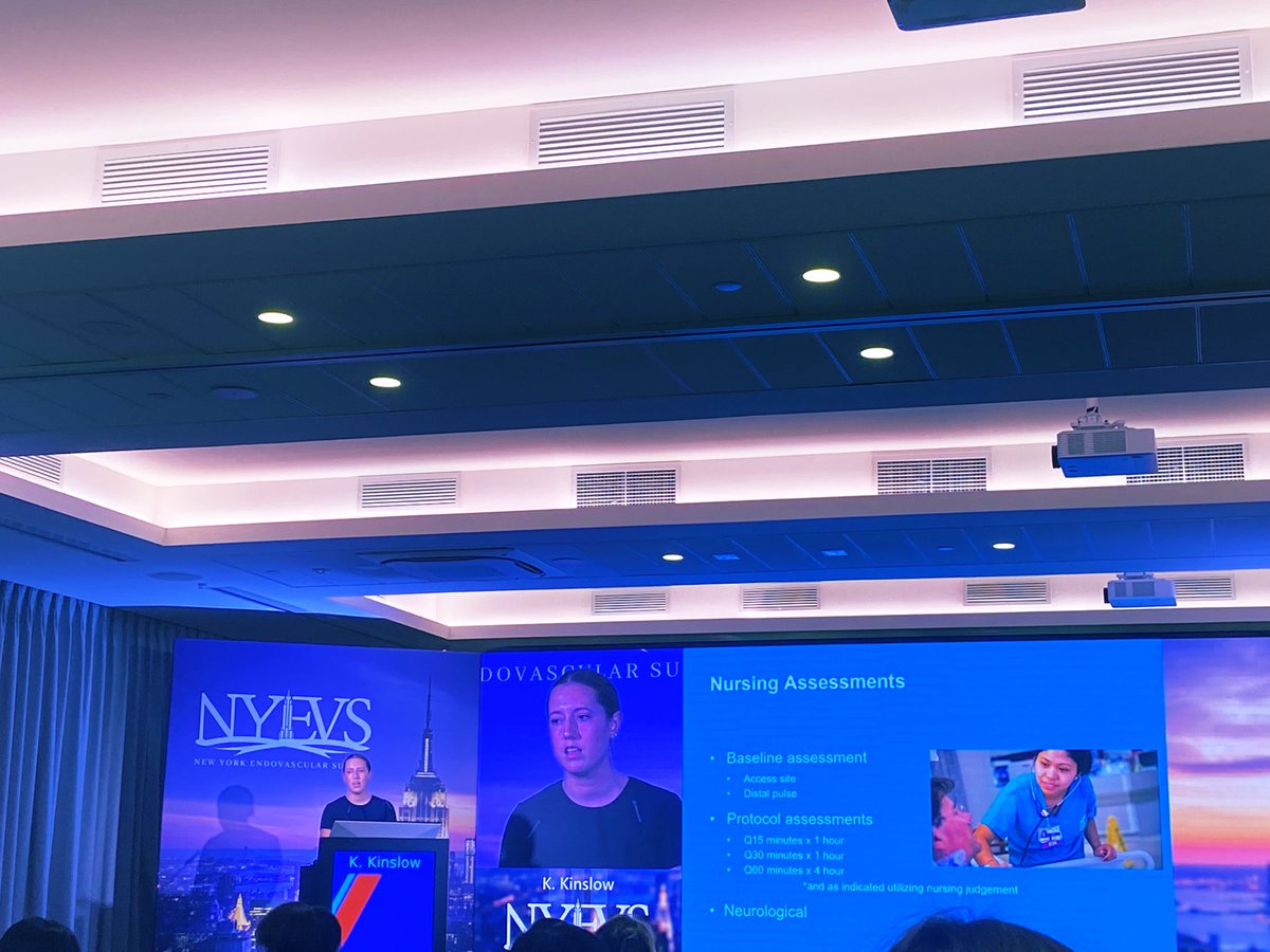 Our very own Katherine presenting nursing assessments and discharge education of the endovascular patient. Amazing job Katherine describing the incredible work we do everyday!! <a href="/BethOliverVP/">Beth Oliver</a> <a href="/MountSinaiNurse/">Mount Sinai Nurse</a> <a href="/EndovascularNy/">NY Endovascular Summit</a> #BedsideIsTheBestSide