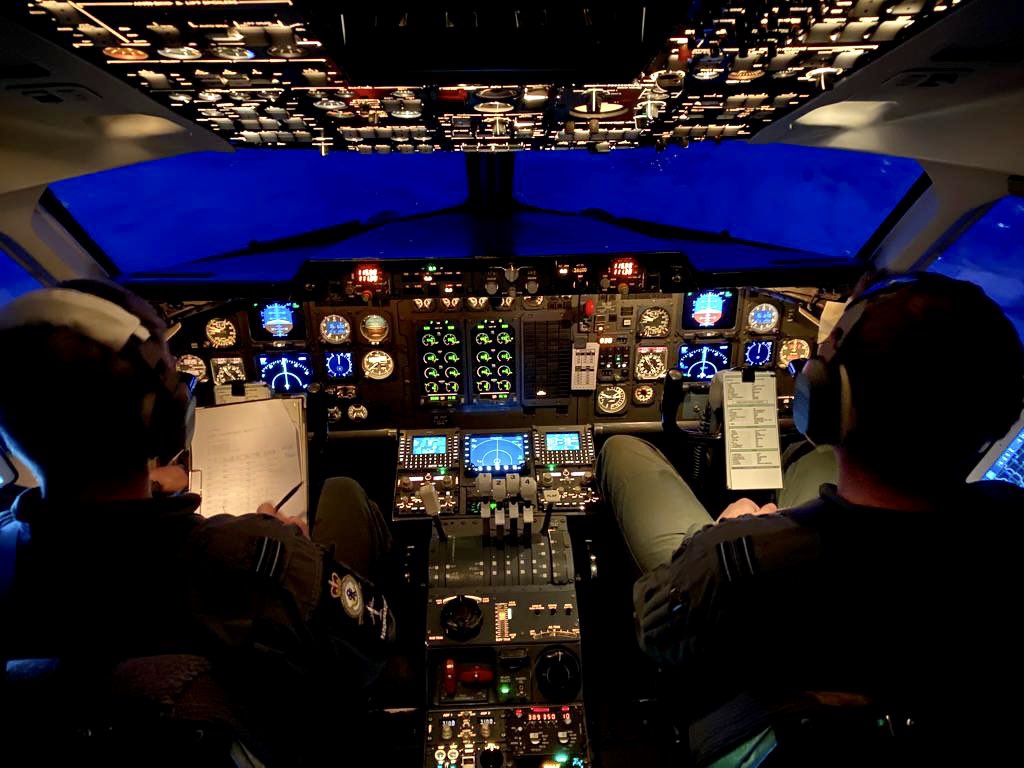 OC32Sqn's tweet photo. @scottiebateman It’s a huge jump from BAe146 🤣 https://t.co/9CadCEzAoc