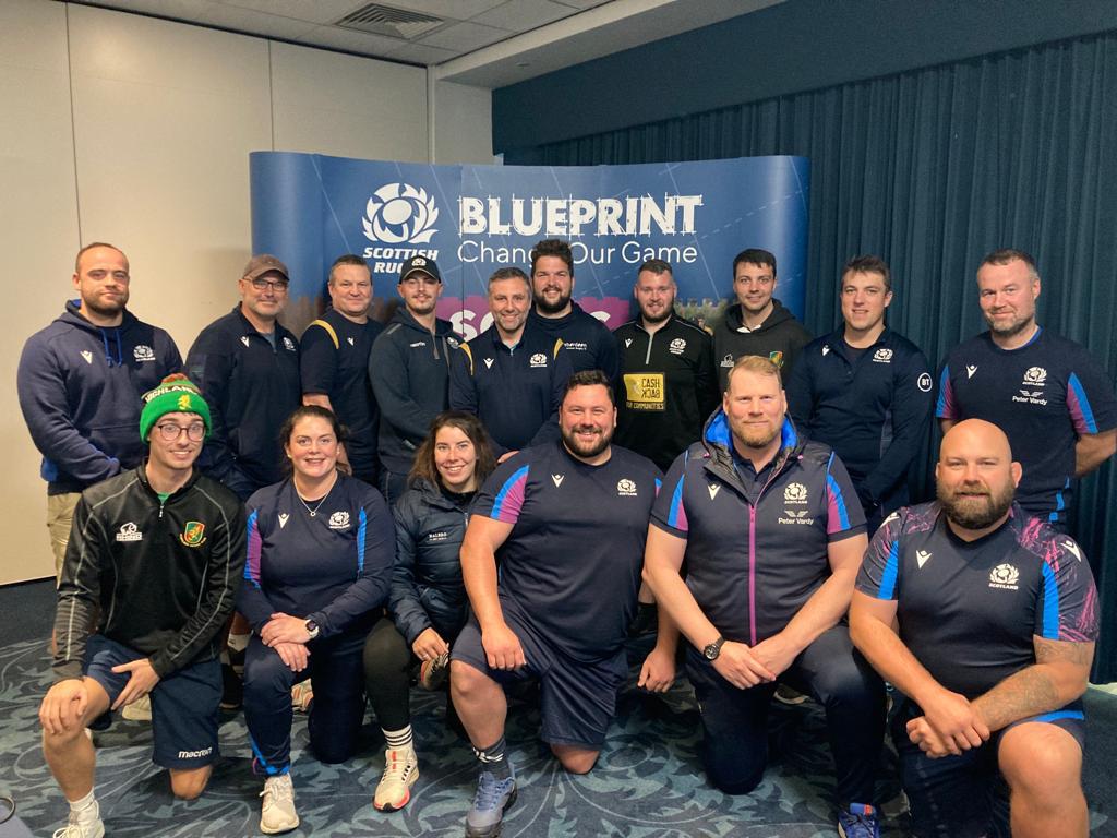 The Community Team joined the Caley North Team (and the DOs across Scotland) at Murrayfield today for @scotrugbycoach's BluePrint Training Day. 

The Blueprint Roadshow is at <a href="/HighlandRFC/">Highland Rugby Club 🦅</a> - 09/11/22
scrums.scottishrugby.org/#/my-courses/a…

#BluePrintRugby #ChangeOurGame