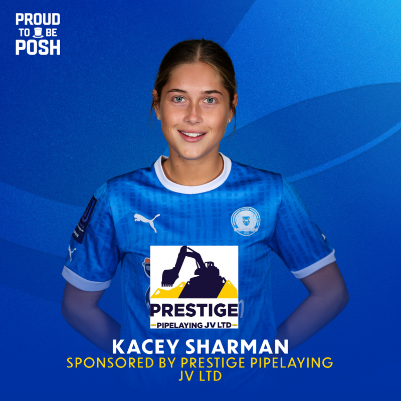 theposhwomen's tweet photo. A massive thank you to Prestige Pipelaying JV LTD for sponsoring midfielder Kacey Sharman for the 2022/23 season.

#pufc
