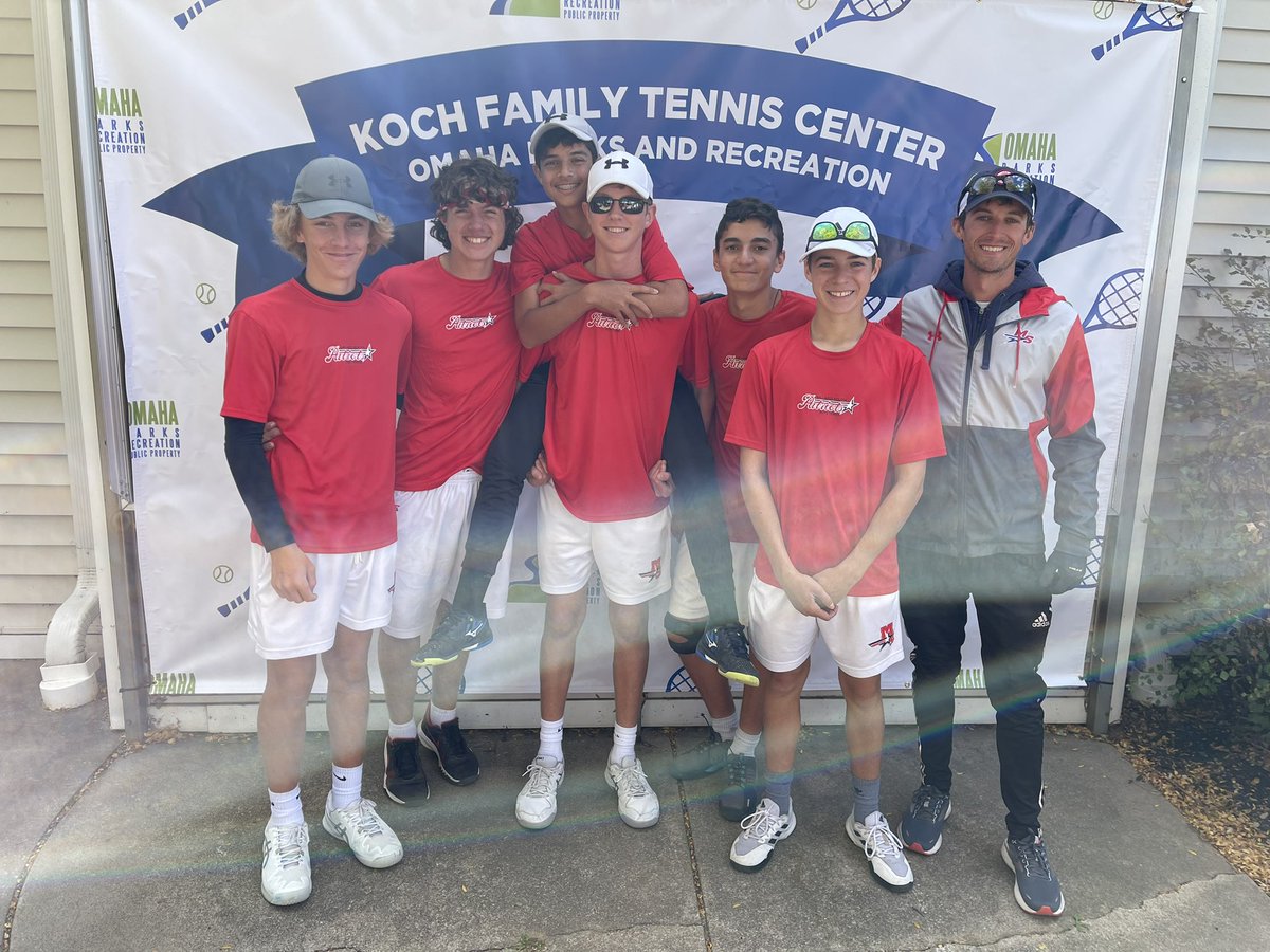 MSPatriotTennis's tweet photo. At the very first JV Metro tournament, the boys placed 7th out of 17 teams!
1S Julian Chantiam, 3-1, 2nd 🥈
2S Isaac Thomas, 3-1, 9th
1D Zach Stoj/Zach Wiegman, 3-1, 9th
2D Jack McAdams/Caleb Schmidt, 3-1, 5th
Great job competing today! @MSHSactivities https://t.co/CtFYeP5PYd