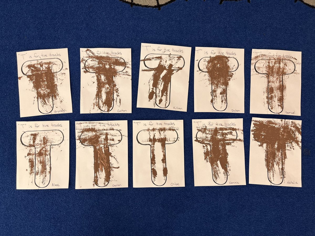 MVSpreschool's tweet photo. Letter t in preschool 🛻🚜 @atsdschools https://t.co/jxHdguJ7bK