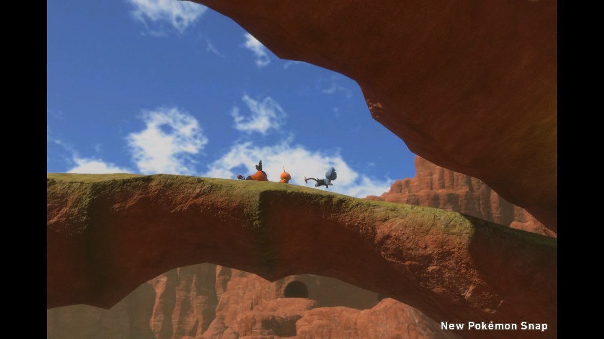 xerathwolf91's tweet photo. #Pokémon #NewPokémonSnap #Disney #EasterEgg #TheLionKing Who are the Pokémon of the scene guess what a lot and above all you saw what a beautiful Easter Egg #EasterEGG #NintendoSwitch #Online #NintendoVideogame https://t.co/Xz84KcRMza