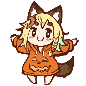 「ハロウィンパーカーにき 」|山丸にき@Skeb依頼募集中のイラスト