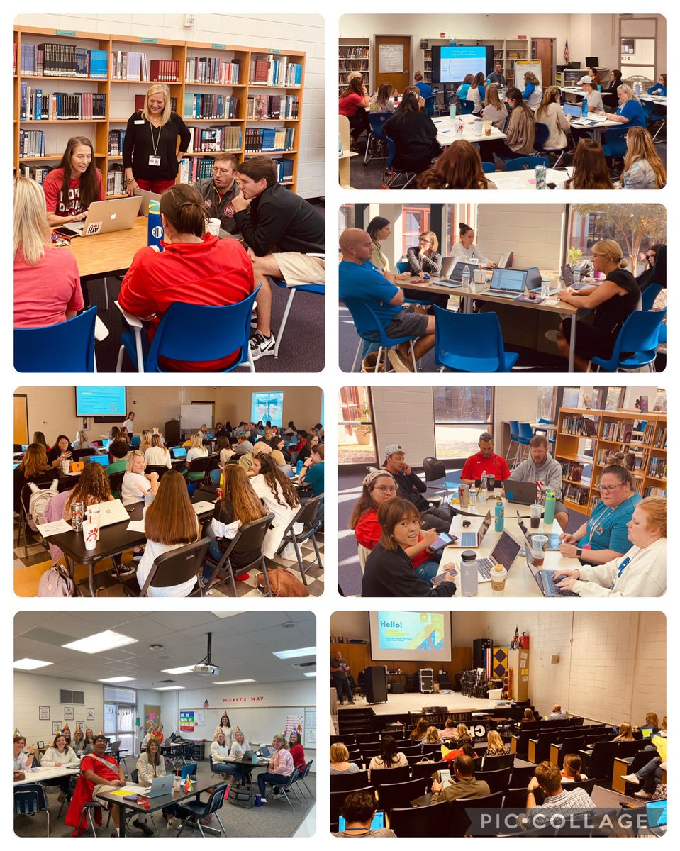 It has been a great day of professional learning for the teachers and staff of OCS! #ocsisthebest ❤️💙💚