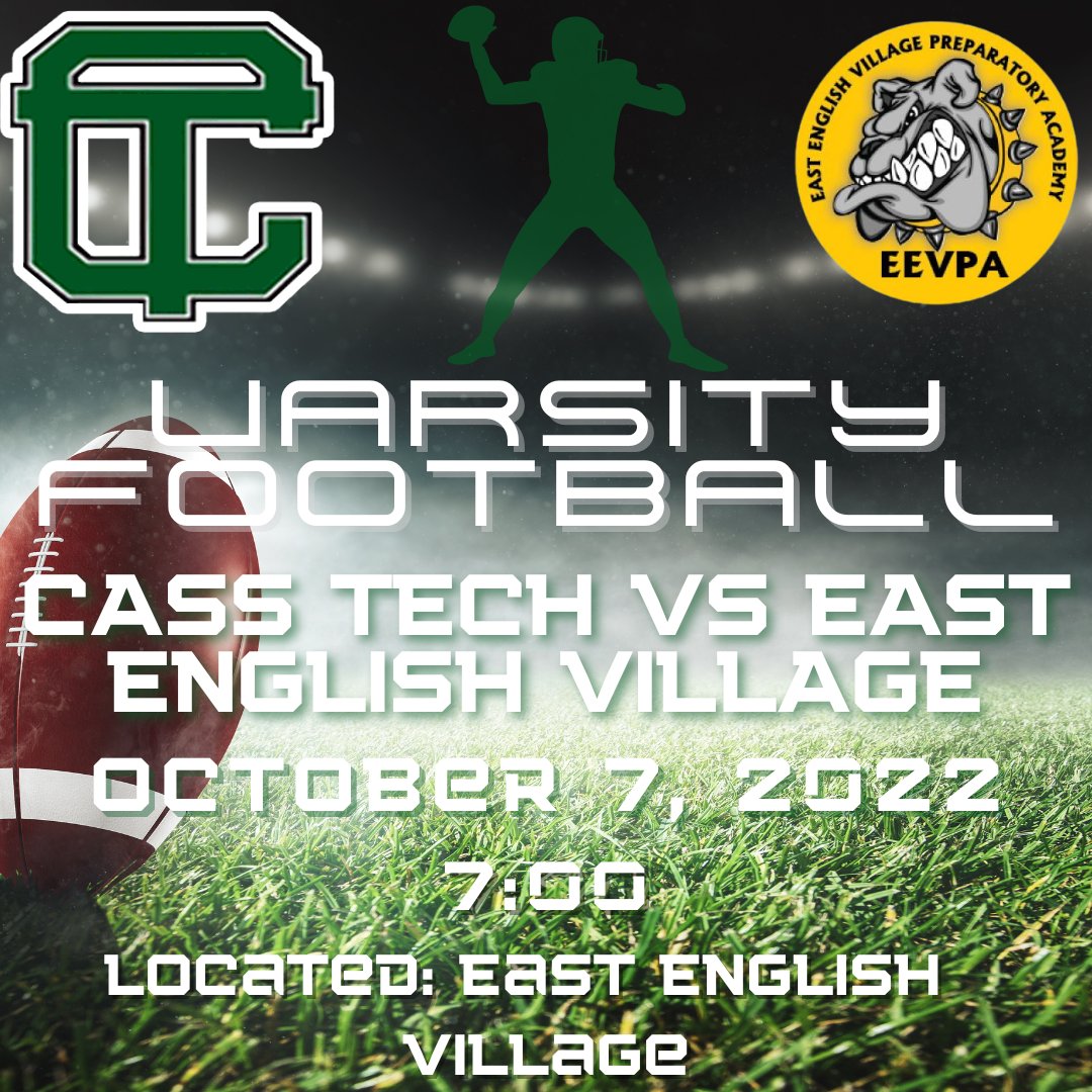 Cass Tech High School (@ctfiredup) on Twitter photo Friday Night Lights! Join us as our technicians play East English Village! We’re surely to be victorious. #casstech <a href="/casstechalumni/">Cass Tech Alumni Association</a> Friday Night Lights! Join us as our technicians play East English Village! We’re surely to be victorious. #casstech <a href="/casstechalumni/">Cass Tech Alumni Association</a>
