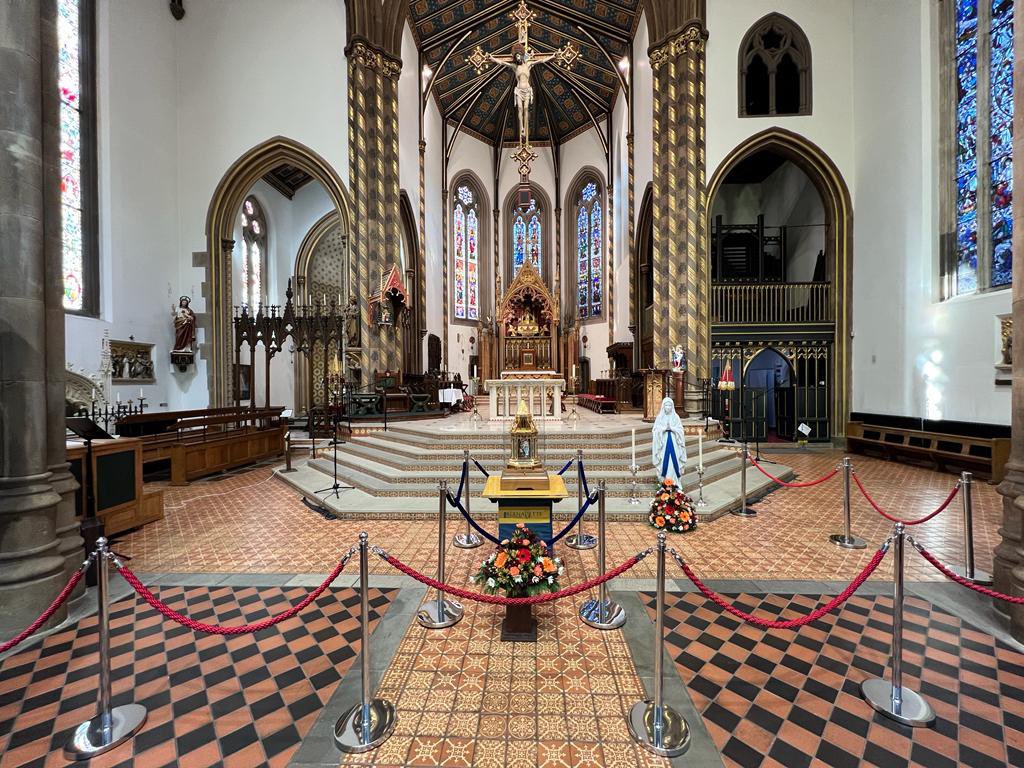 FatherCraig's tweet image. What a joy and a privilege to be @StChadsBirm @RCBirmingham to pray before the Relics of St Bernadette. May it be a moment of many blessings for those who come to seek the intercession of Our Lady and St Bernadette. @StBernadetteUK @lourdes_france