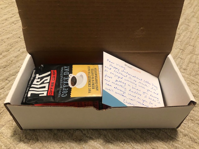 PixelSpoke's tweet photo. It was so fun to work with @JustCoffeeCoop to design these custom bags for our clients. They are a #BCorp and worker-owned cooperative just like us. What a perfect way to wish our clients a Happy International Coffee Day and a Happy National #CoopMonth!
#CoopsBuildEconomicPower https://t.co/xxQ66ivJPP