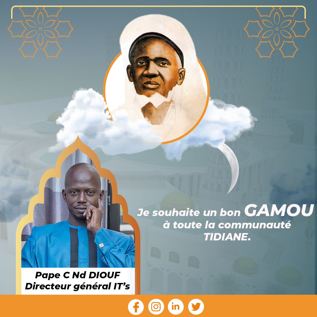 pape_ndoffene's tweet photo. #Mawlid diam ak salam 🙏🏾
Qu’Allah accepte toutes nos prières 🤲 

#gamou2022 https://t.co/McFboBjdTn