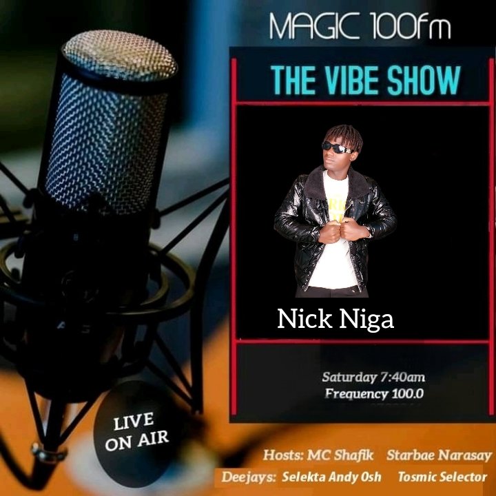 kief_robbie's tweet photo. Tune on your radio 100 Magic fm #the vibes for these talents in music industry every single Saturday!
#Starbae Narasay #Mc Shafic
#Kief Robbie promotions https://t.co/BTfdke6gHG