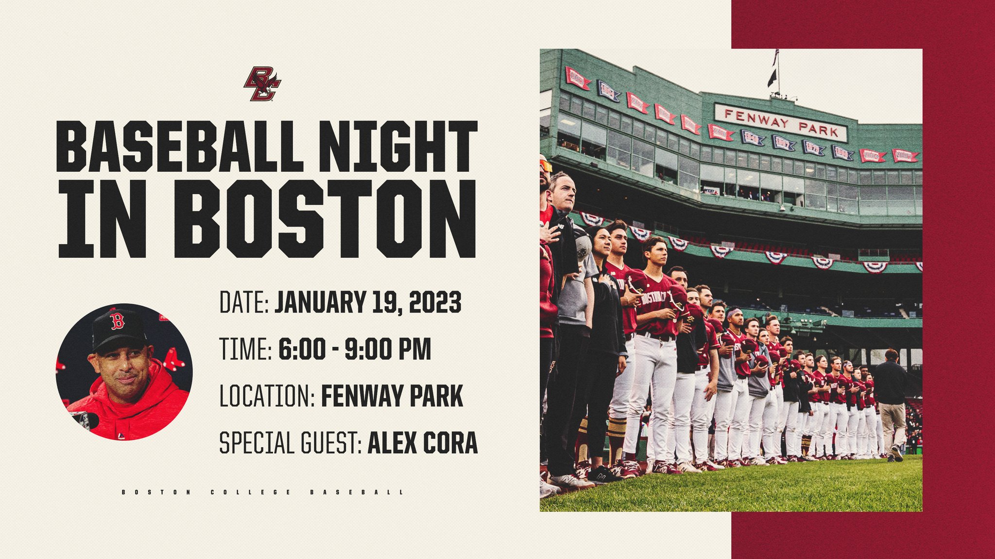 Boston College Baseball on Twitter "SAVE THE DATE Baseball Night in