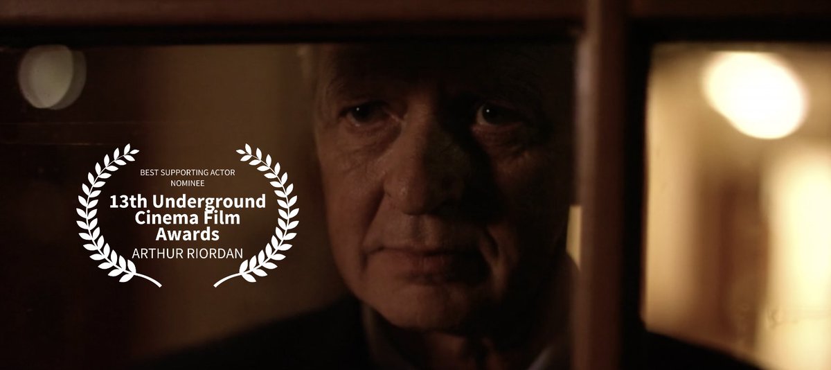 Delighted for @ArtRiordan on his "Best Supporting Actor" nomination <a href="/undercine/">Underground Cinema</a>! Arthur took on the pivotal role of Peter, playing a conflicted elder faced with an impossible choice. He brought humanity &amp; nuance to his character+ it was a joy to have him on set. Congrats Arthur!👏