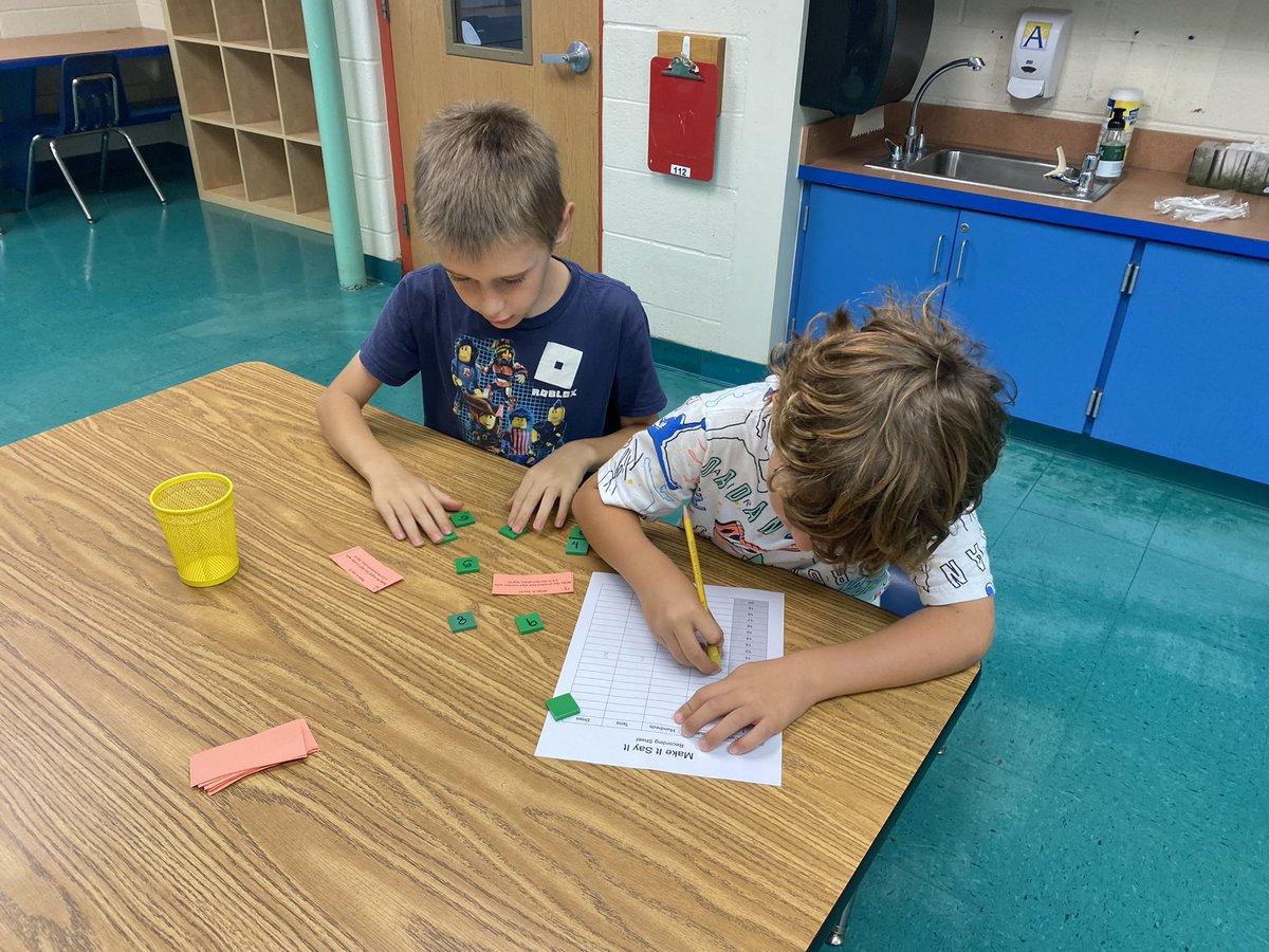 Always love the thinking about place value that goes into Make It Say It!