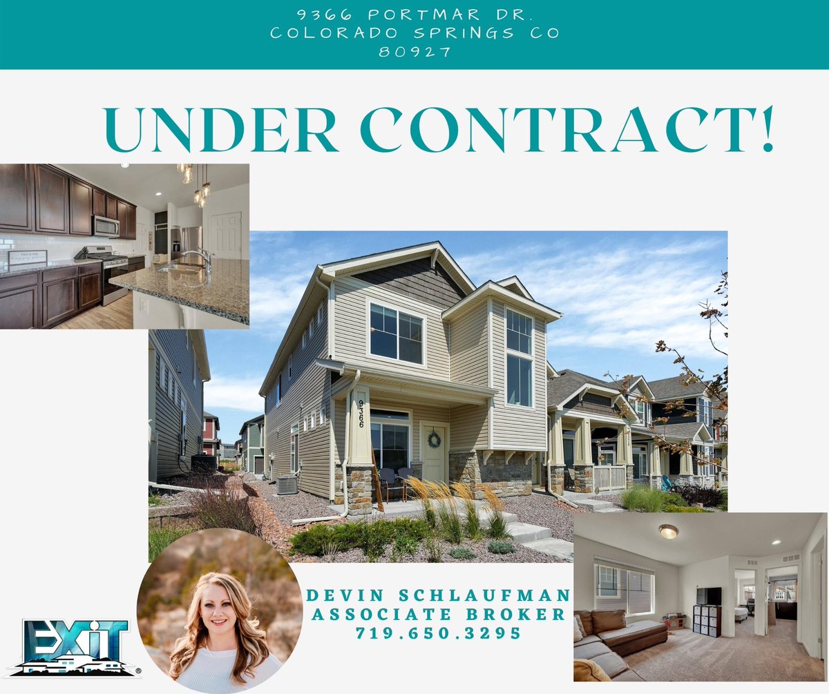 DevinSchlaufman's tweet photo. Congratulations to my sellers on going under contract! 🎉
#realestatewithdevin #undercontract #cospringsrealtor #icanhelpyoutoo https://t.co/uoQOsTqBKo