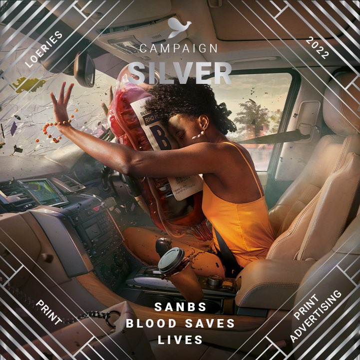 Thank you, <a href="/theSANBS/">The SANBS</a>, for our continued partnership in creating great work and on a truly stunning campaign that aims to save lives! ❤️ #Loeries2022 #CreateMagic