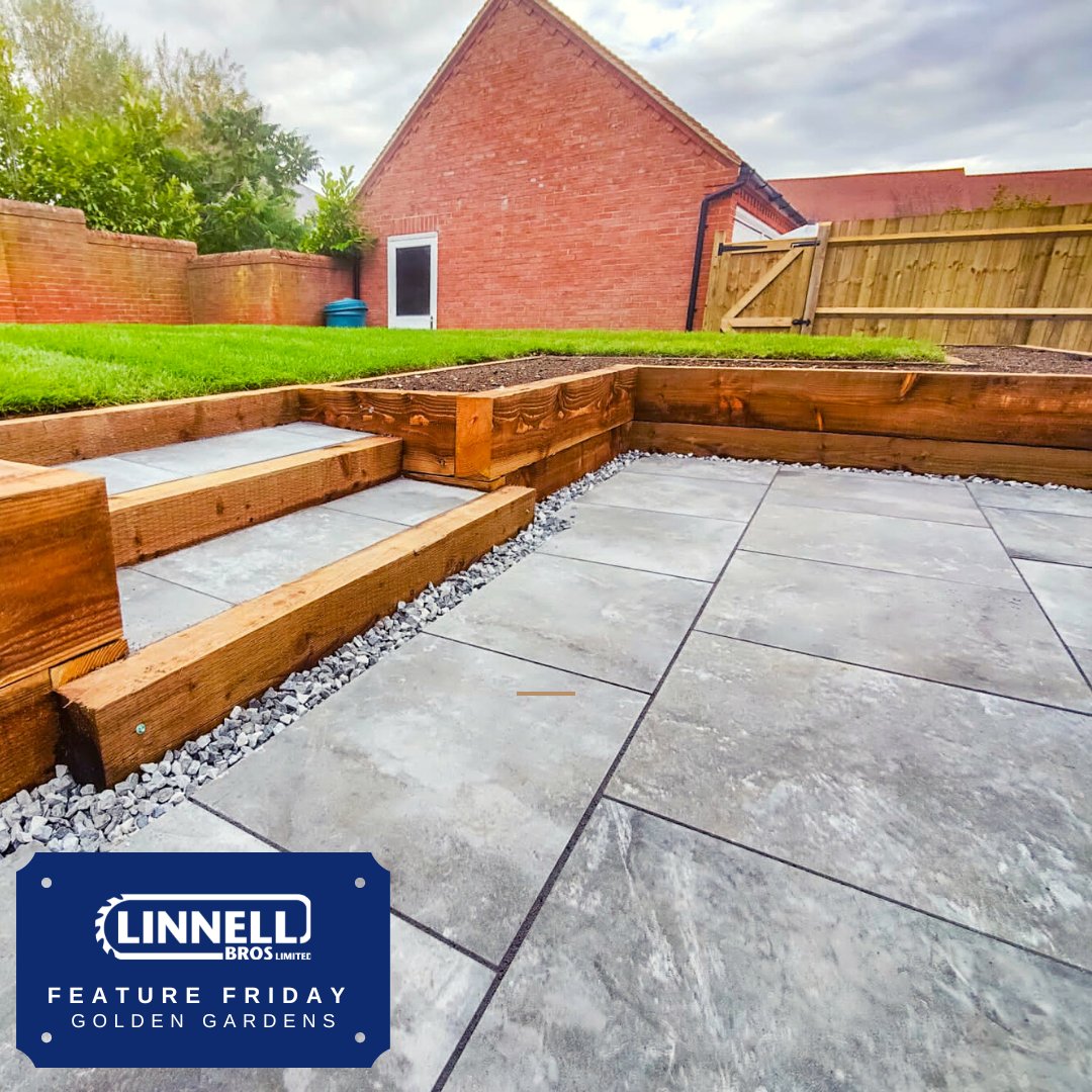 Today's #featurefriday is from Golden Gardens Milton Keynes who used #linnellstimber for this garden transformation. #Friday #garden #GardenersWorld #homedecor