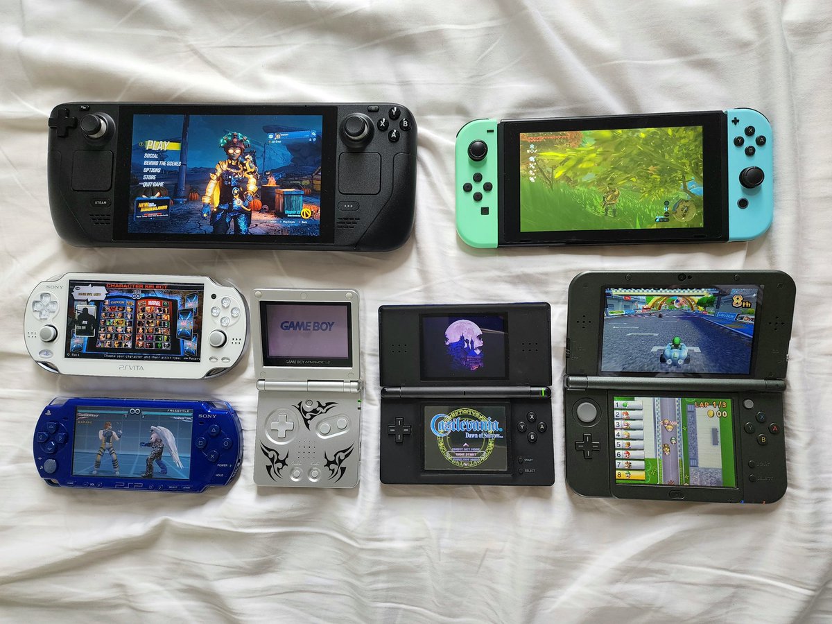 I truly am addicted to portable gaming 😅