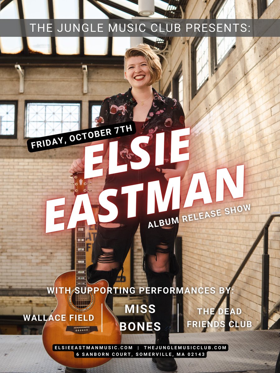 The Jungle (@thejunglecmc) on Twitter photo Tickets selling out fast! Get yours online before 7pm to see <a href="/elsie/">elsie</a>.eastman live tonight at #TheJungle with <a href="/wallacefield_/">Wallace Field</a> @missbonesband & <a href="/tdfcmusic/">The Dead Friends Club</a> presented by @tinyoakbooking Tickets selling out fast! Get yours online before 7pm to see <a href="/elsie/">elsie</a>.eastman live tonight at #TheJungle with <a href="/wallacefield_/">Wallace Field</a> @missbonesband & <a href="/tdfcmusic/">The Dead Friends Club</a> presented by @tinyoakbooking