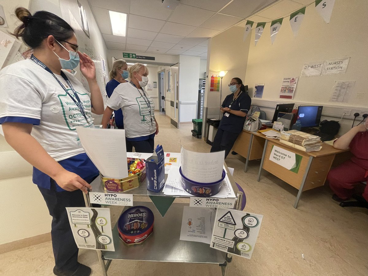 The Hospital was super busy this week, we thank the staff who spared us a minute of their time to talk about hypo awareness and to improve outcomes for patients with Diabetes and patient care! 

#HAW2022 #HypoAwarenessWeek