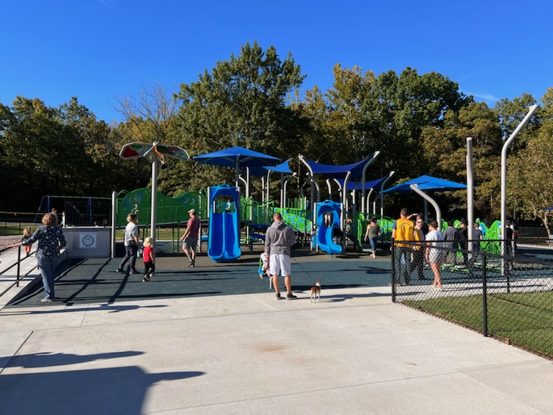 Some more photos from Tuesday afternoon at the Play It Forward Playground