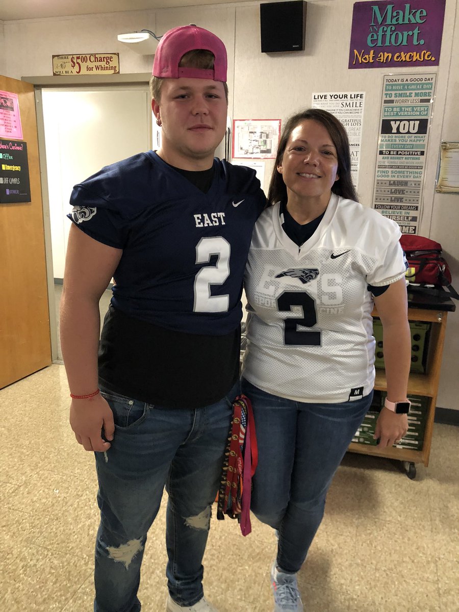 Thank you Mrs. Cresimore for everything you do in and out of the classroom. Your the best! <a href="/EFHS_Football/">East Forsyth Football</a> #homecoming