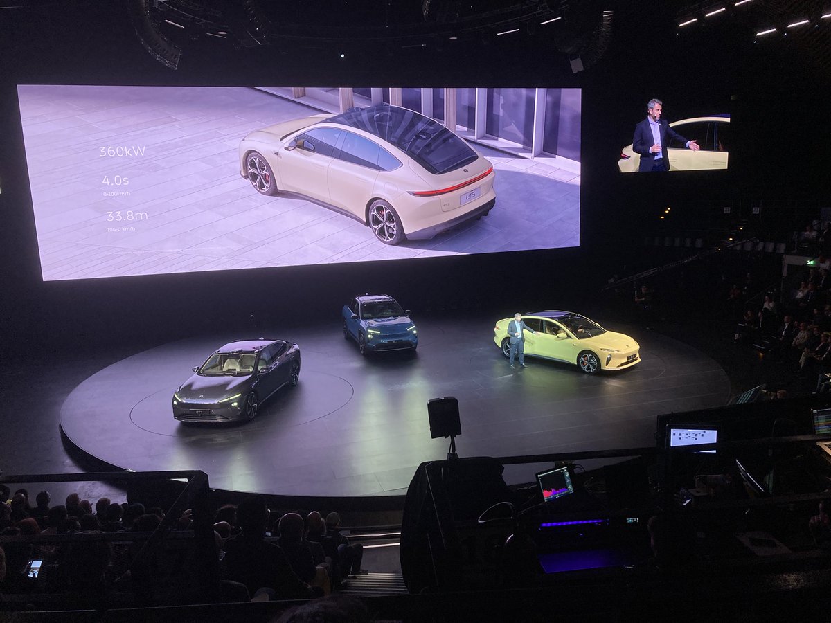 #nio heeft de modellen voor Europa onthuld. Afgaande op de specificaties en techniek heeft #Tesla eindelijk een serieuze concurrent