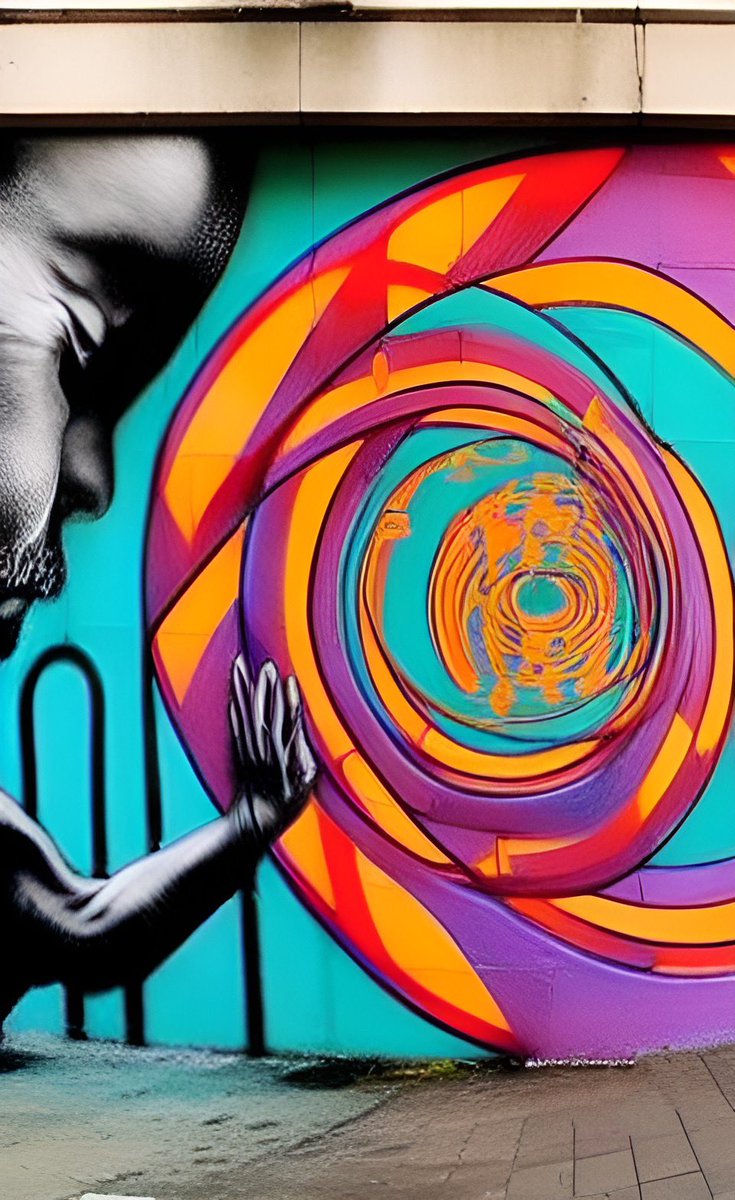 MysticMurals's tweet photo. Crystallizing into form 
Flowing up from the earth
Intentions manifest 
In this place of no resistance 
#NFTs #MysticMurals https://t.co/7HbZEm6qnf