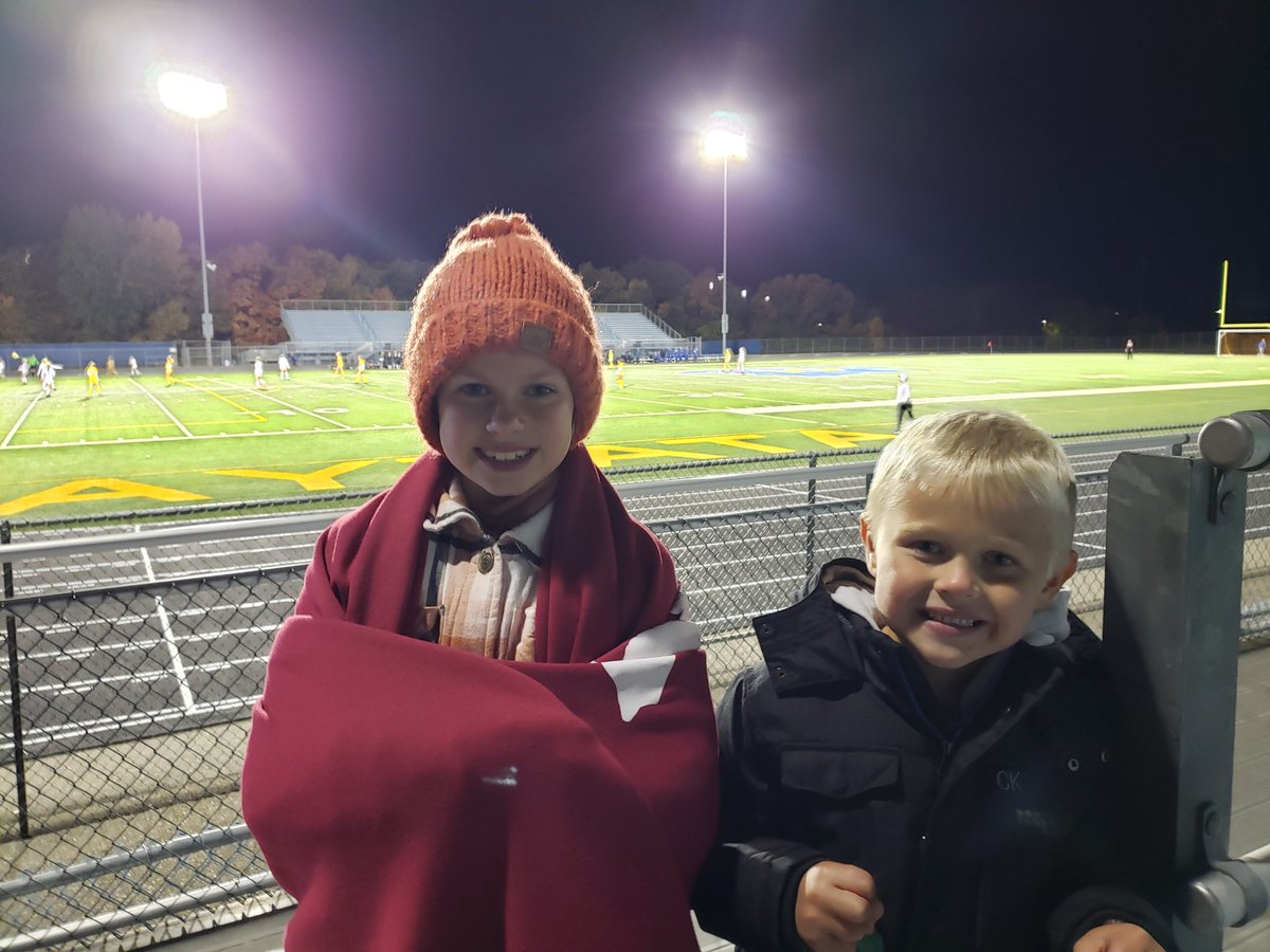 Chilly night watching our Bison girls take on #1 Wayzata. JV 0-2 and Varsity 0-3 losses. ⚽️