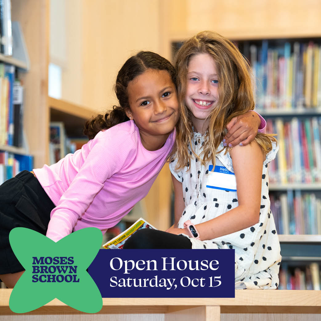 You’re invited to our Fall Open House! Join us on Saturday, October 15 from 9:00 am – 4:00 pm to tour our beautiful campus, meet community members, and learn about Quaker education. #MosesBrown
For more info: mosesbrown.org/openhouse