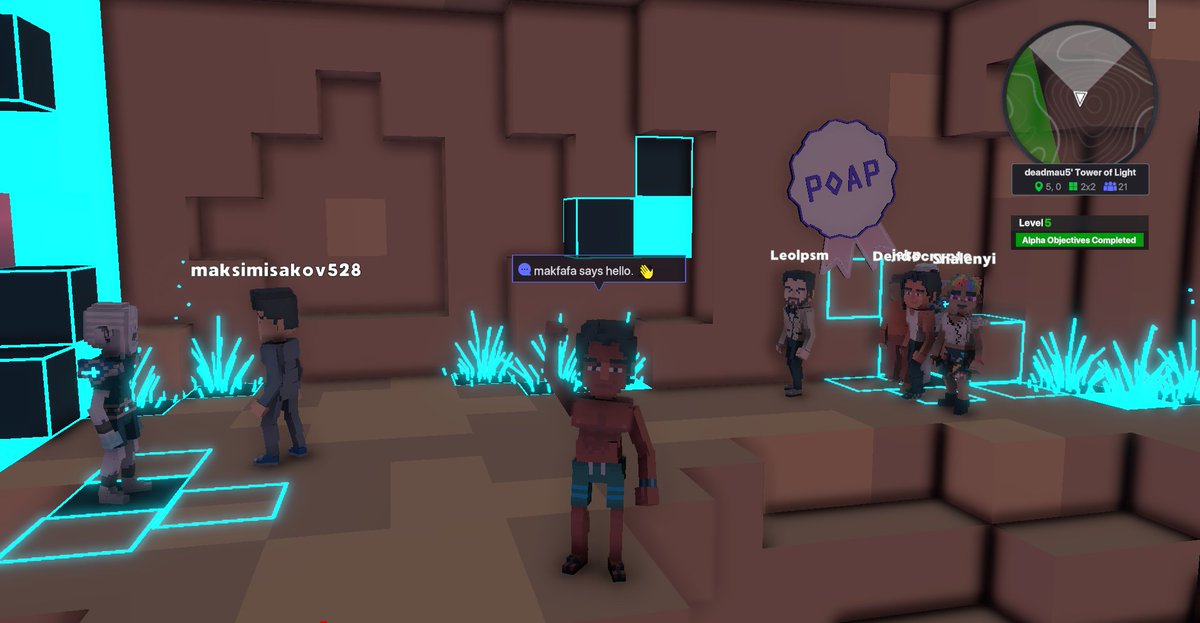 ElfriedKhamobu's tweet photo. @TheSandboxGame @deadmau5 I just participated in the #SandboxAlphaS3Giveaway for a chance to win 500 SAND! Found George from the Metaglitch in @deadmau5's Tower of Light, check out my screenshot below!
👇WAGMISAND https://t.co/NxZwI1uecA